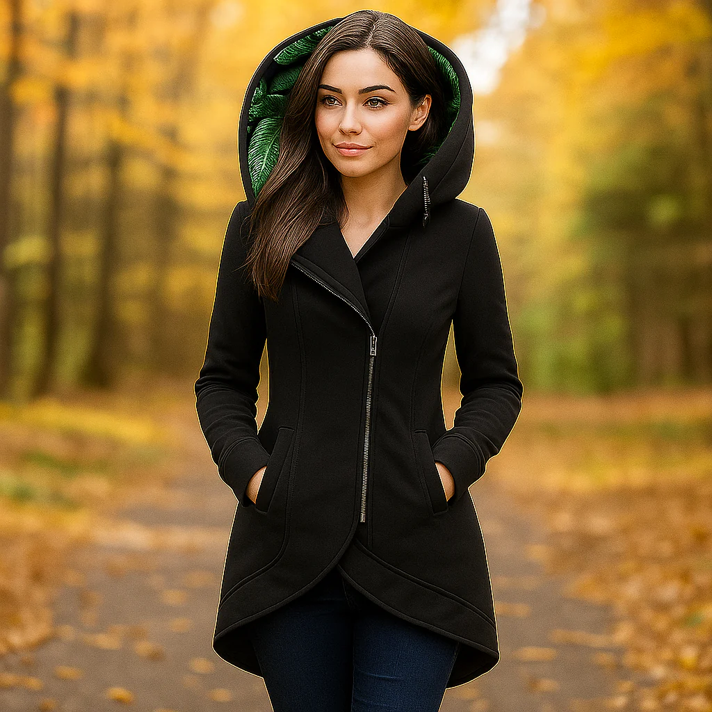 Aimee – Manteau Long à Capuche Élégant - Image 4