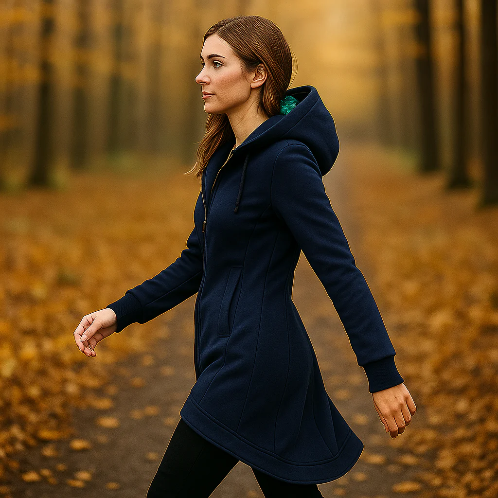 Aimee – Manteau Long à Capuche Élégant - Image 7