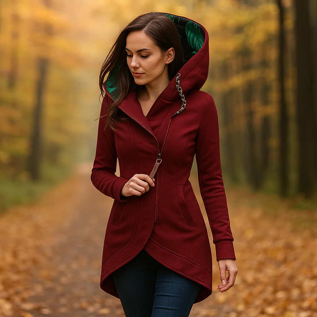 Aimee – Manteau Long à Capuche Élégant - Image 8