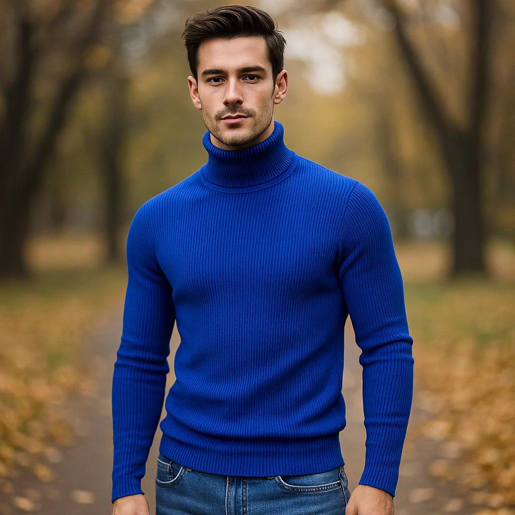 Alfard Polo - Pull en Laine Italien Élégant pour Hommes - Confort & Élégance - Image 5