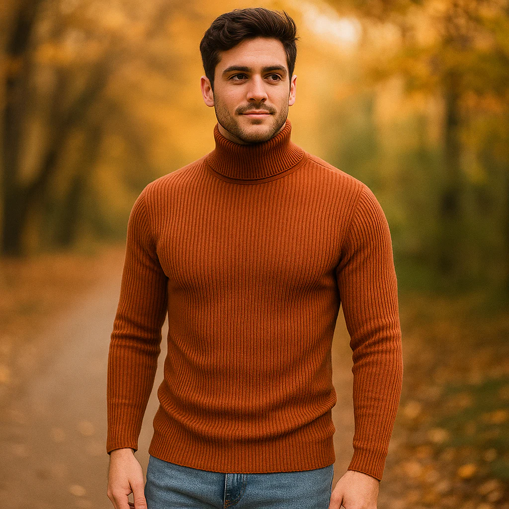 Alfard Polo - Pull en Laine Italien Élégant pour Hommes - Confort & Élégance - Image 9