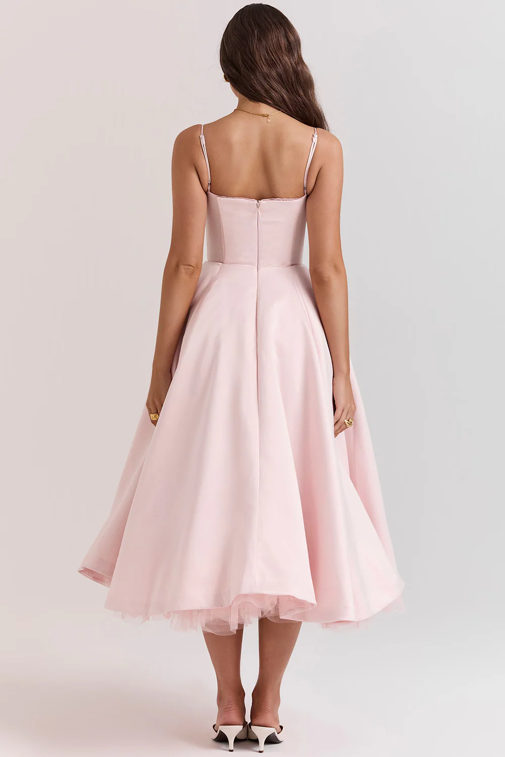 Amarielle - Robe Midi Élégante - Corset - Jupe Évasée - Robe de Bal - Image 6