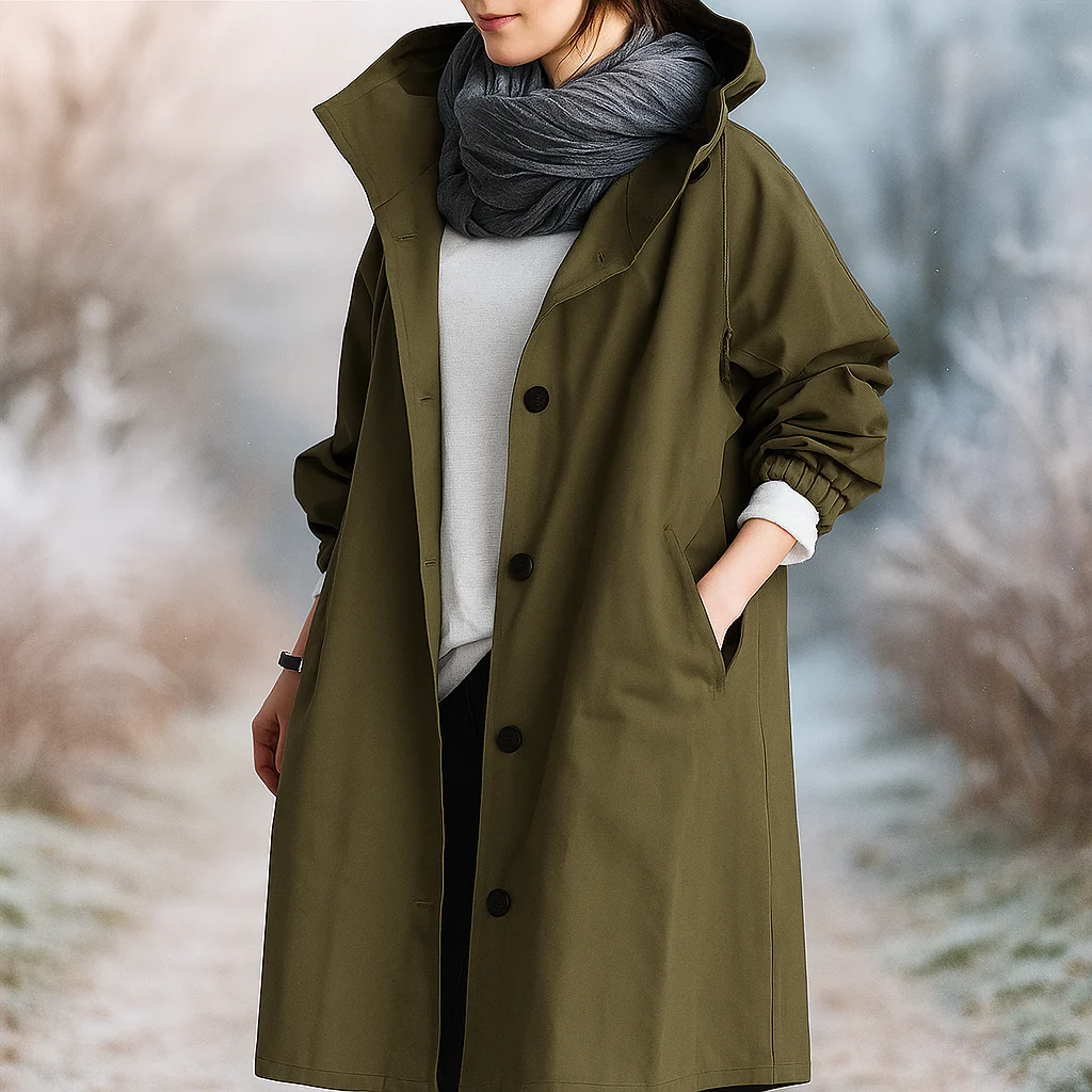 Angelica - Trench Mode en Long Style - Élégant & Intemporel - Image 6