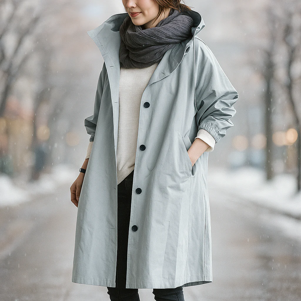 Angelica - Trench Mode en Long Style - Élégant & Intemporel - Image 7