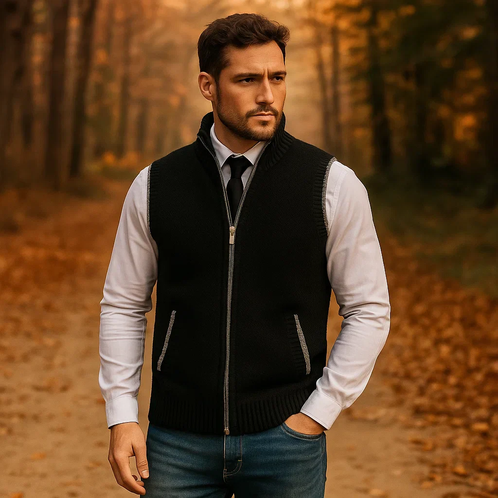 Archer - Gilet élégant pour hommes - Confort et qualité stylés - Image 4