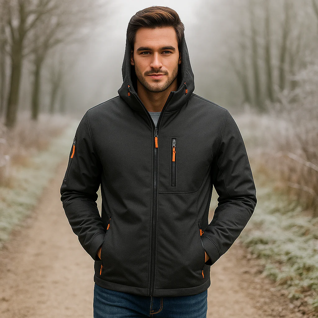 Arlo - Veste Imperméable Homme - Confort, Style & Capuche - Image 2