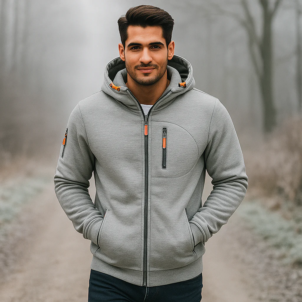 Arlo - Veste Imperméable Homme - Confort, Style & Capuche - Image 3