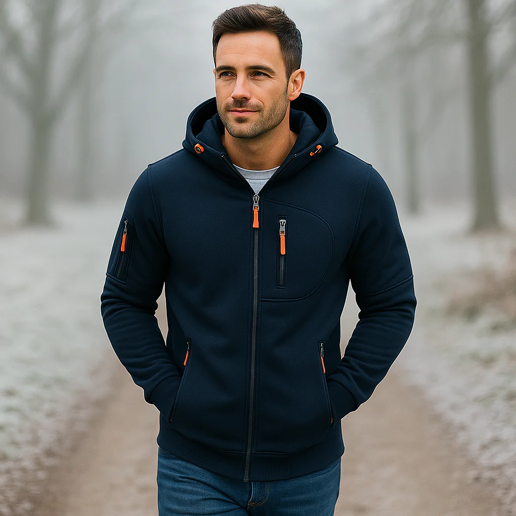 Arlo - Veste Imperméable Homme - Confort, Style & Capuche - Image 6