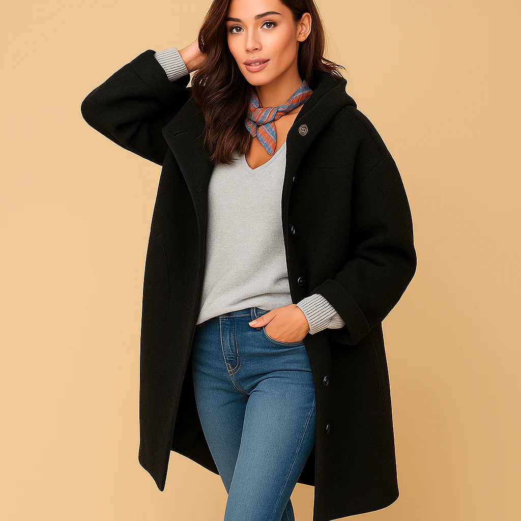 Averie - Manteau Élégant Femme en Laine - Image 3