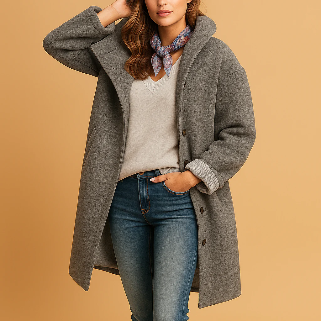 Averie - Manteau Élégant Femme en Laine - Image 4