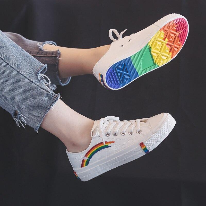 Baskets classiques arc-en-ciel - Style tendance - Confort optimal - Image 3