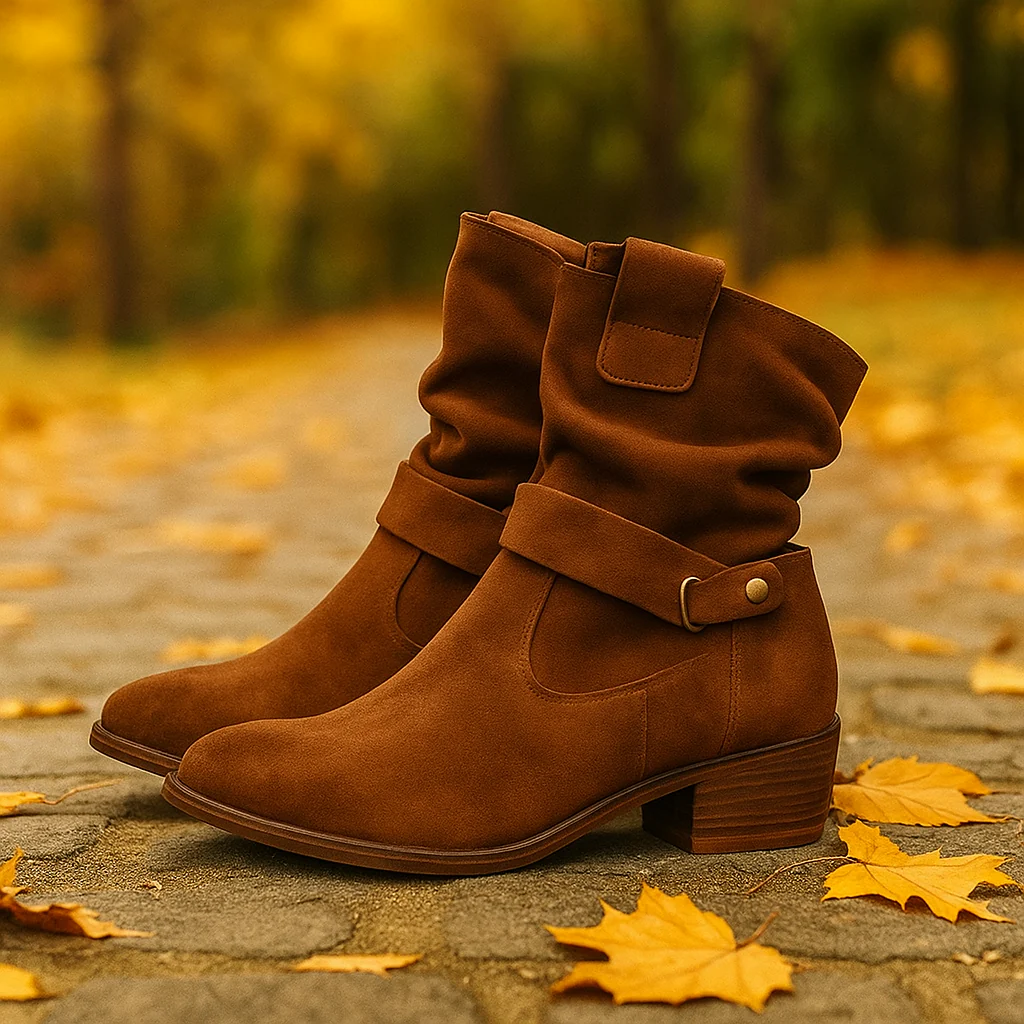 Bottes Courtes Confortables Femme - Image 3