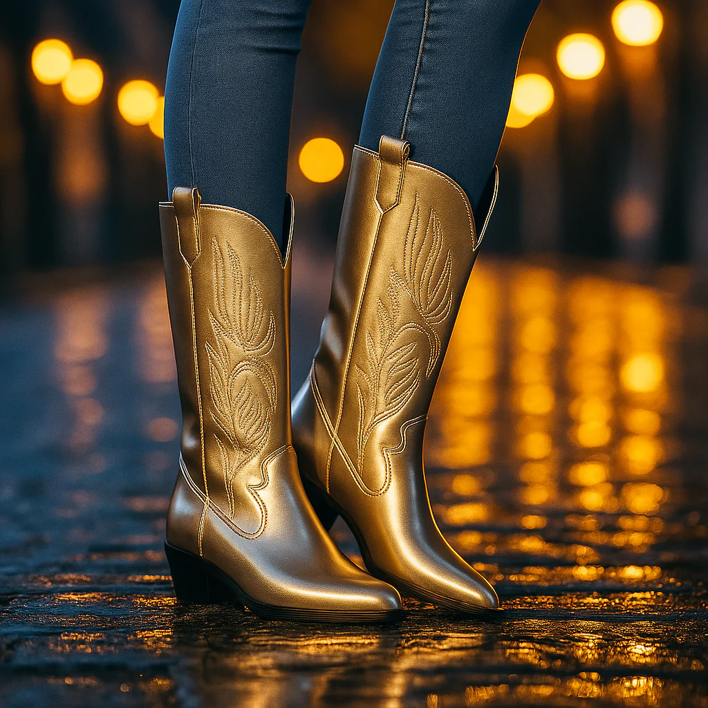 Bottes Cowboy Femme Confort & Élégance - Image 2