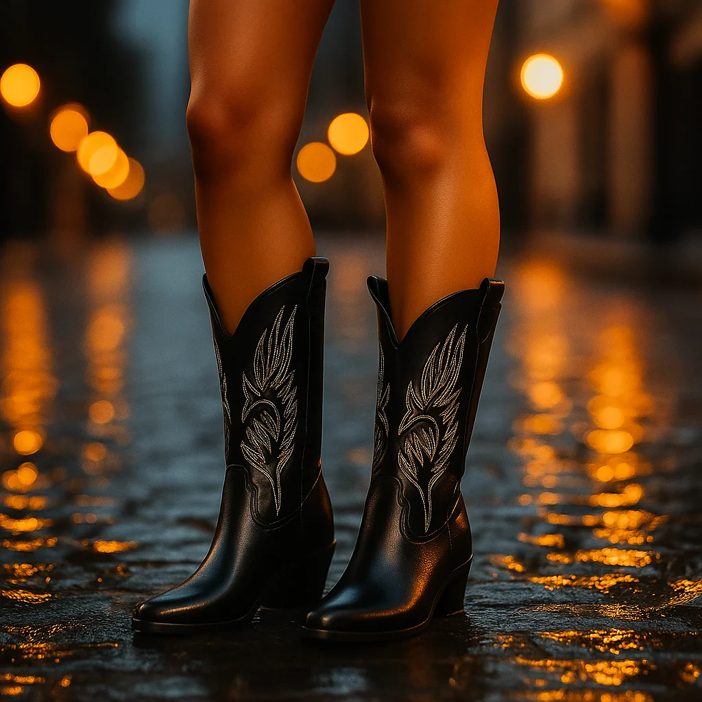 Bottes Cowboy Femme Confort & Élégance - Image 4