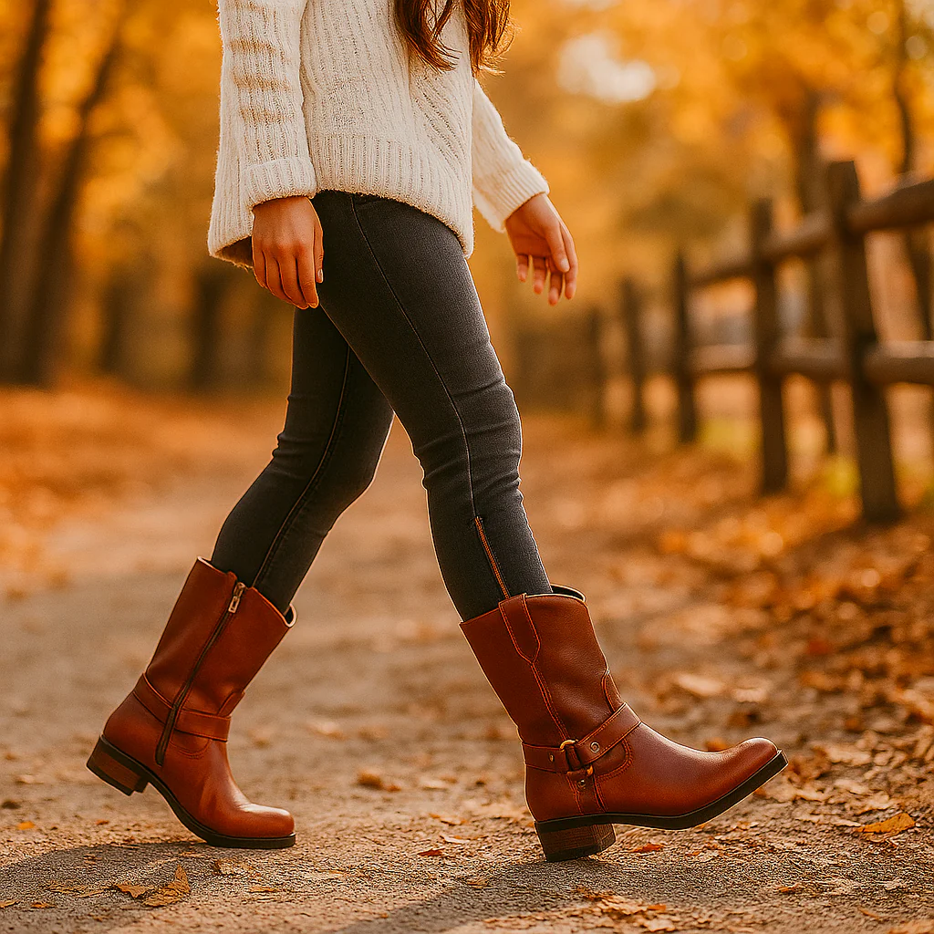 Bottes Cowboy Femme en Cuir – Style Western Élégant et Durable - Image 3