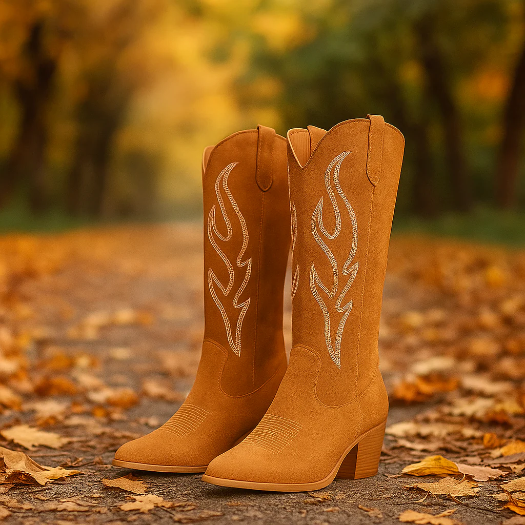 Bottes Cowboy Femme – Style Ouest Élégant - Image 2