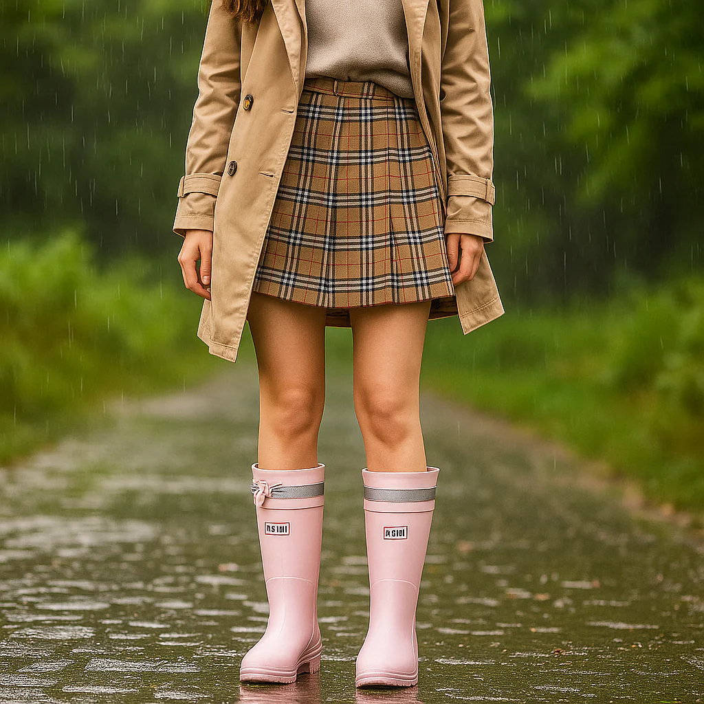 Bottes de pluie en caoutchouc imperméable - Image 4