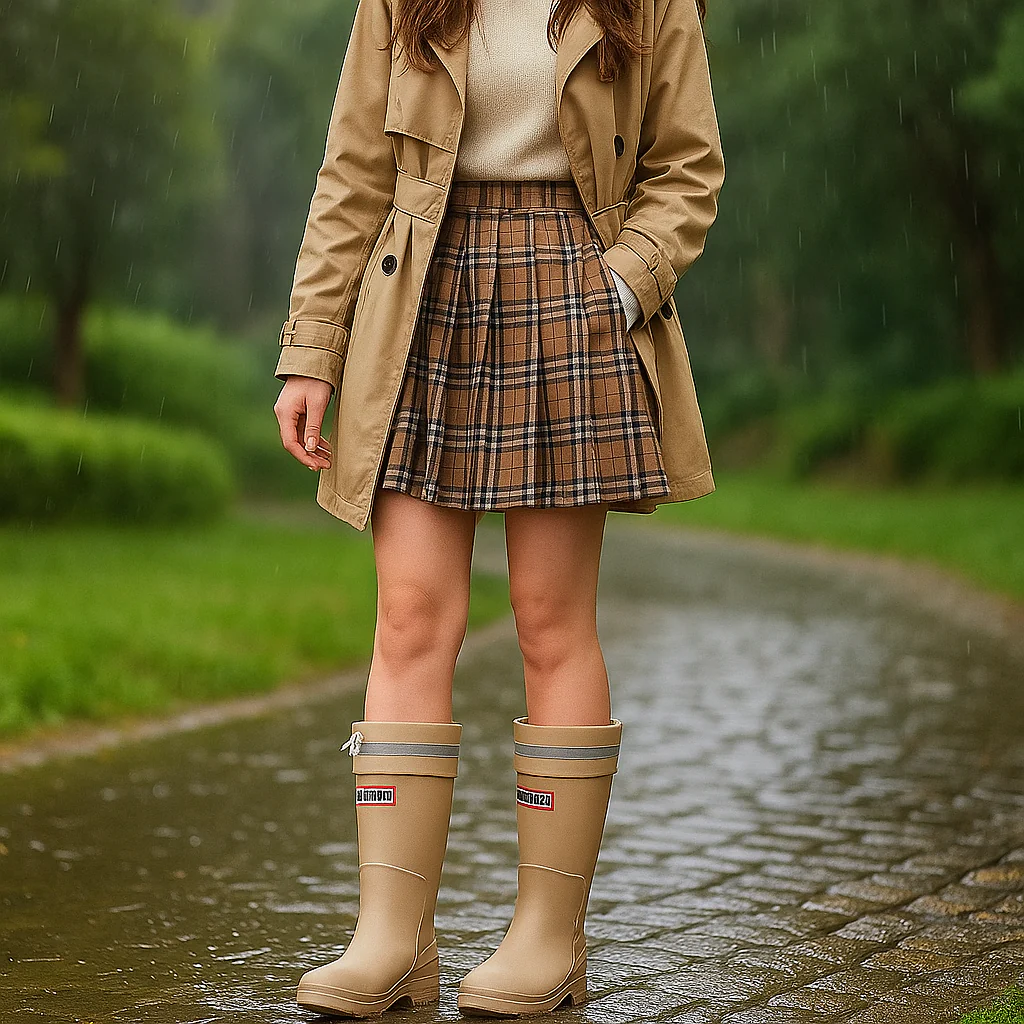 Bottes de pluie en caoutchouc imperméable - Image 5
