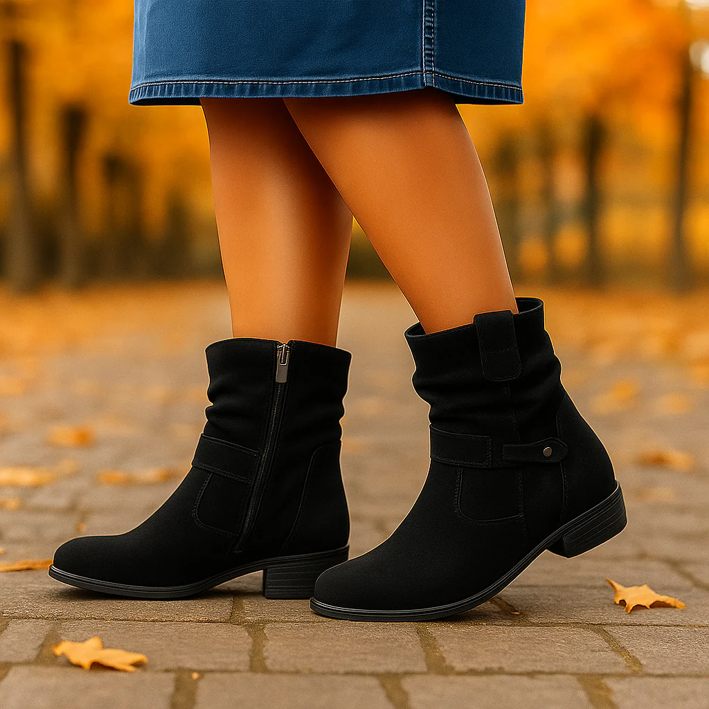 Bottes en Daim Femme – Confortables, Élégantes et Tendance - Image 2