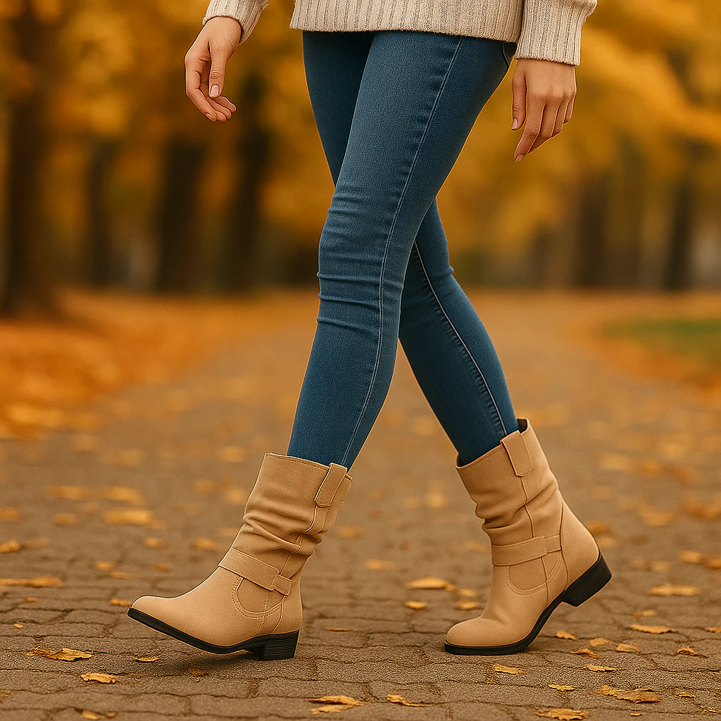 Bottes en Daim Femme – Confortables, Élégantes et Tendance - Image 4