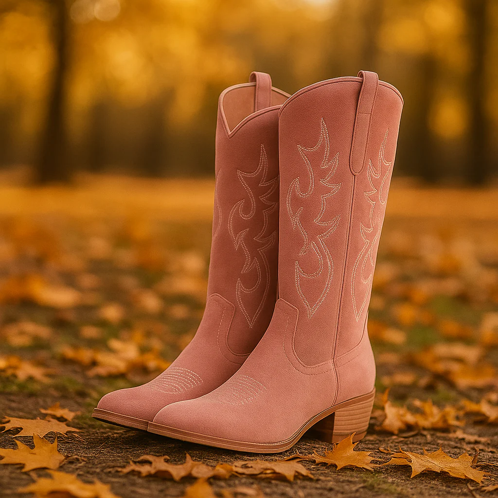 Bottes Femme Daim Structuré – Élégance et Confort - Image 4