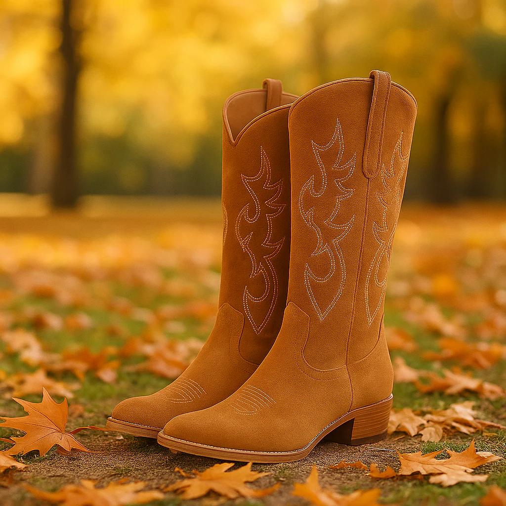 Bottes Femme Daim Structuré – Élégance et Confort - Image 5