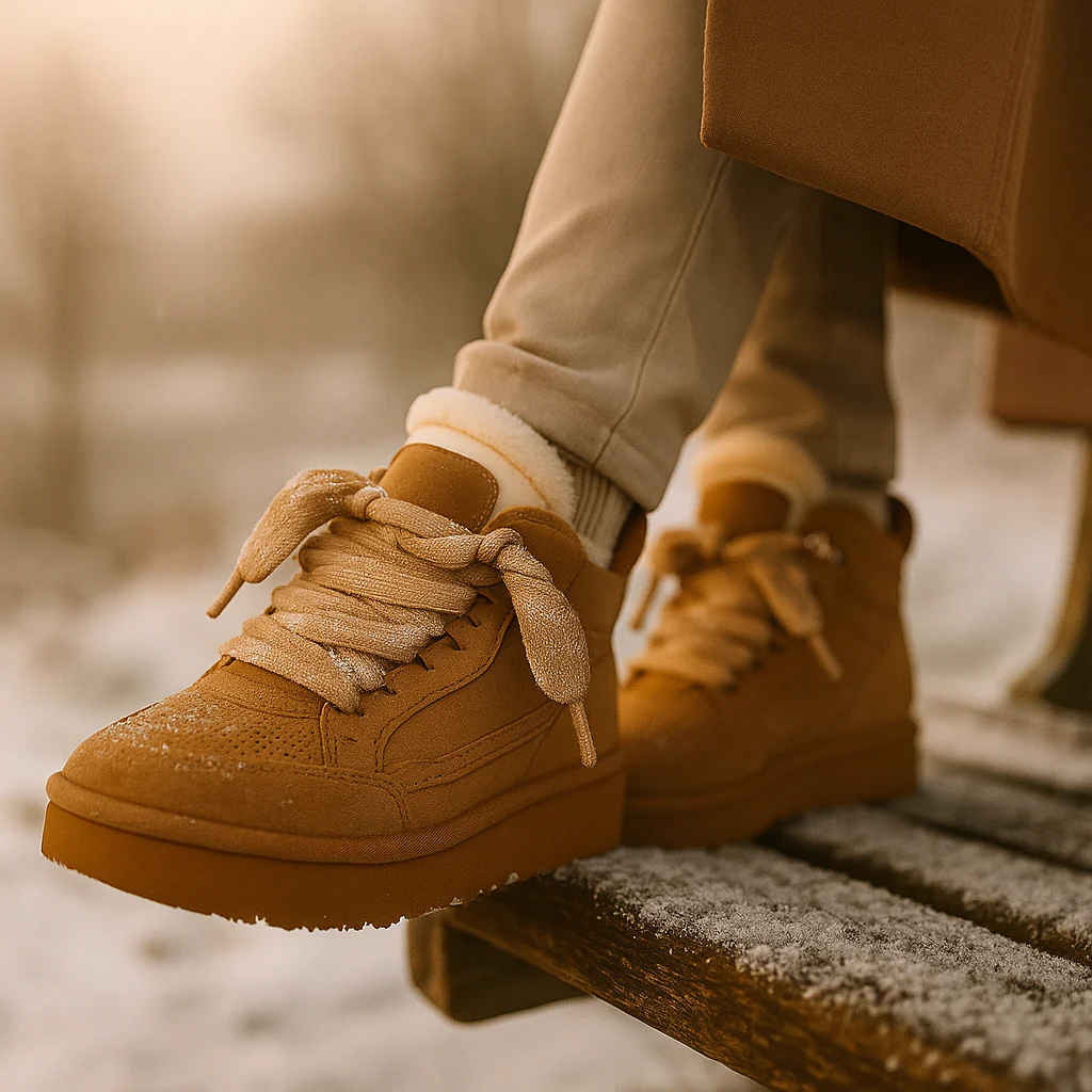 Bottes d’Hiver Femme en Suède – Doublure Chaude et Confort - Image 4