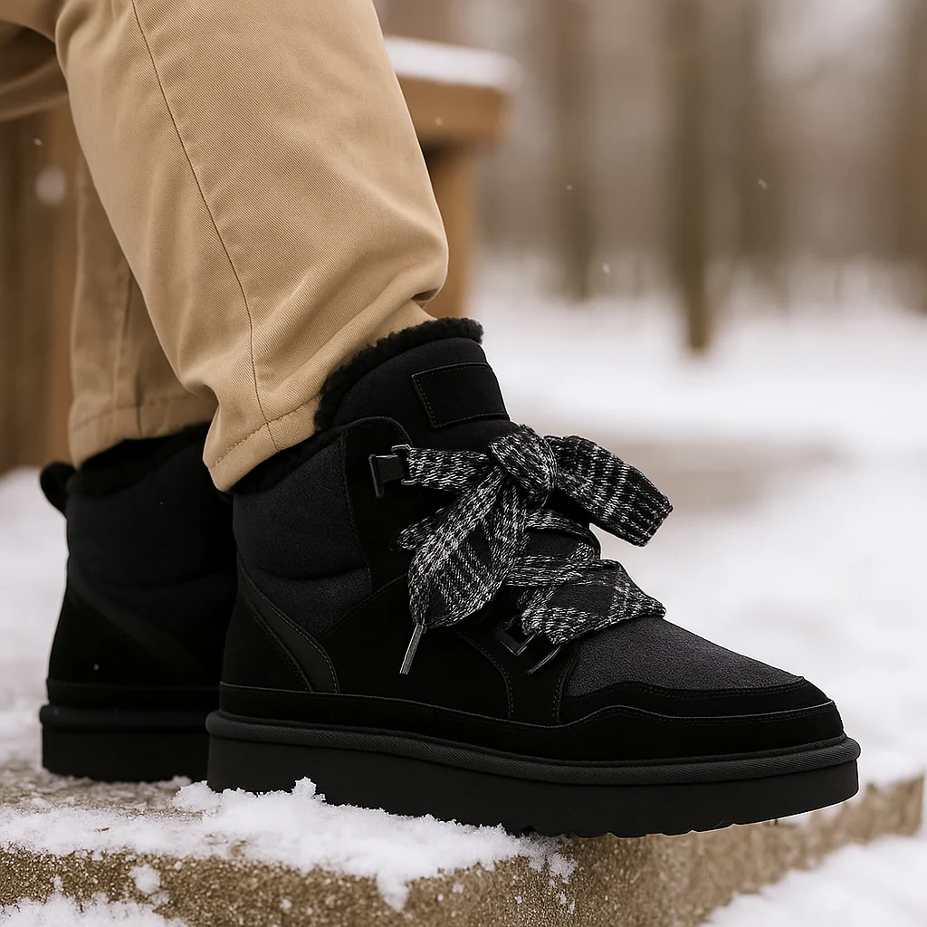 Bottes d’Hiver Femme en Suède – Doublure Chaude et Confort - Image 6