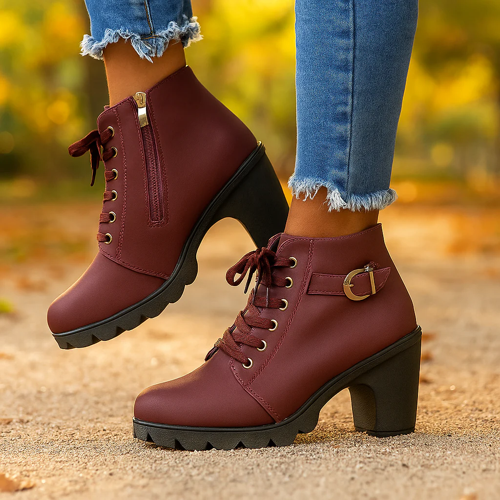 Bottines à Talons Hauts Femme – Style et Confort - Image 2