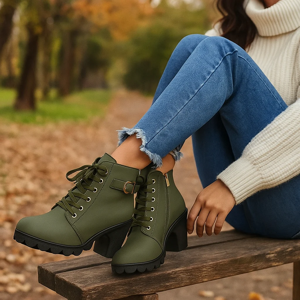 Bottines à Talons Hauts Femme – Style et Confort - Image 4