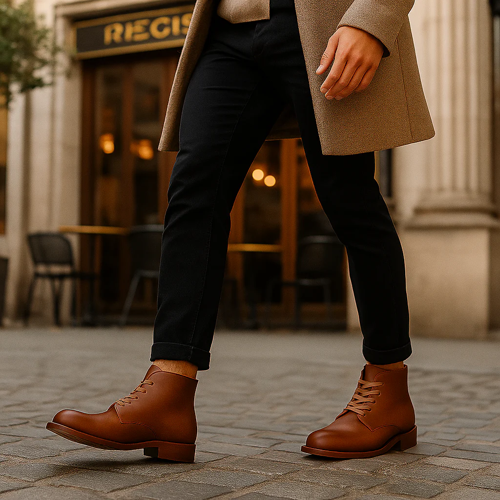 Bottines Classiques Homme Cuir Synthétique Durable - Image 6