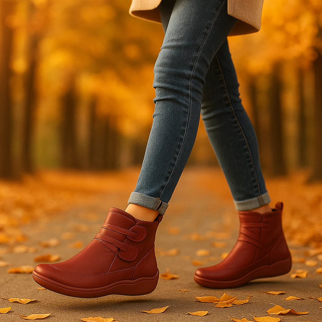 Bottines confort cuir femme - Image 5