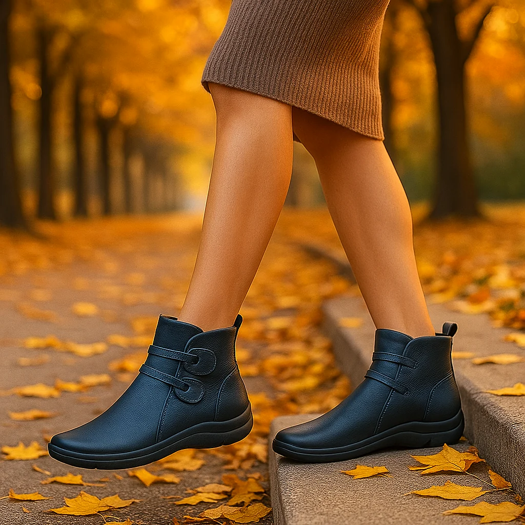 Bottines confort cuir femme - Image 8