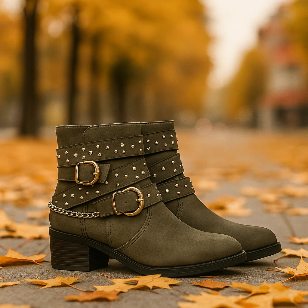 Bottines Femme à Brides Cloutées - Image 2