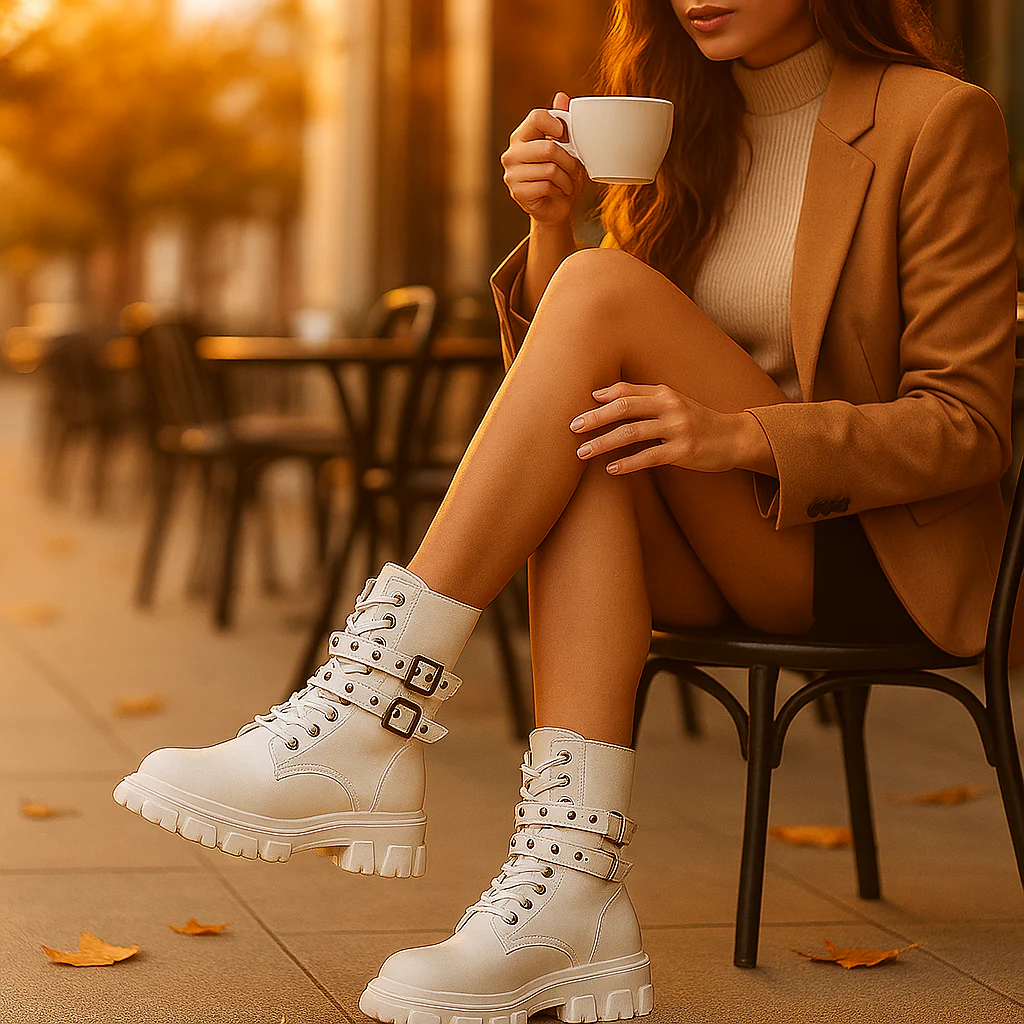 Bottines Femme à Lacets – Sangles Ajustables et Robustes - Image 4