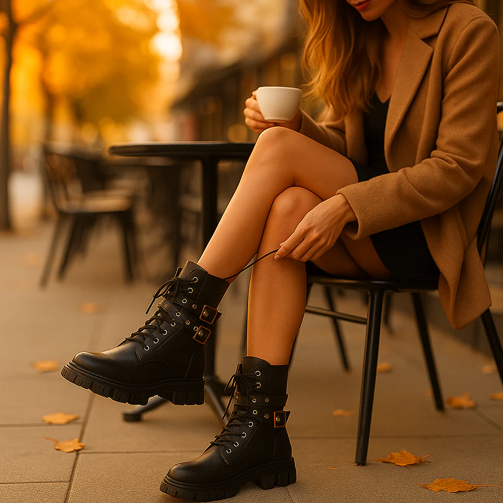 Bottines Femme à Lacets – Sangles Ajustables et Robustes - Image 6