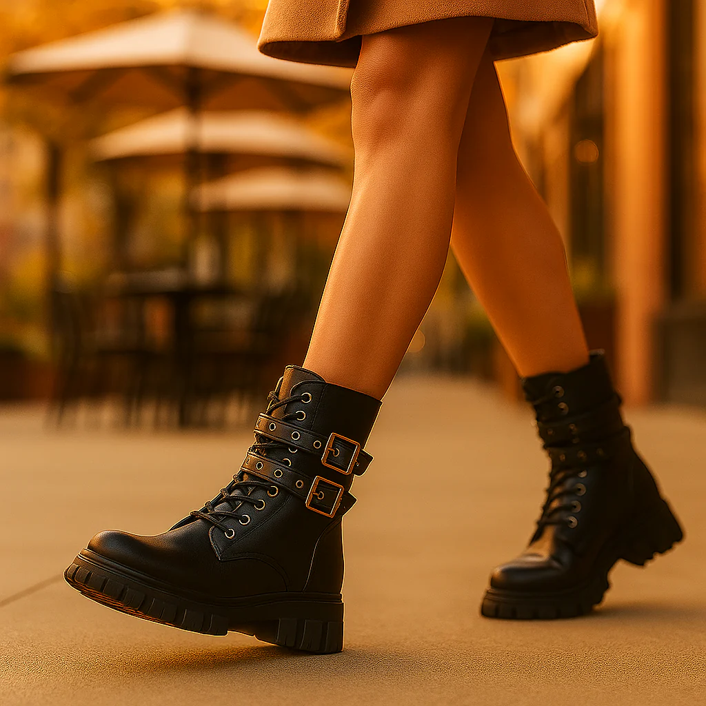Bottines Femme à Lacets – Sangles Ajustables et Robustes - Image 7