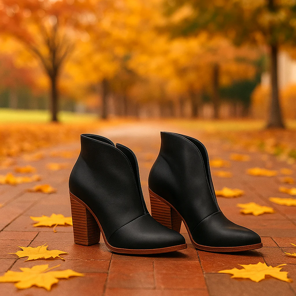 Bottines Femme à Talon Chunky – Style Élégant et Confort - Image 2