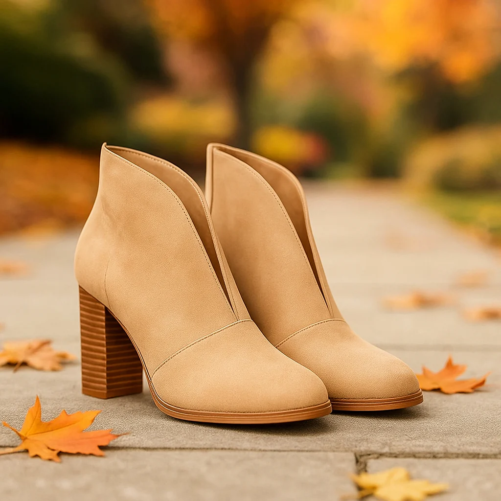 Bottines Femme à Talon Chunky – Style Élégant et Confort - Image 4