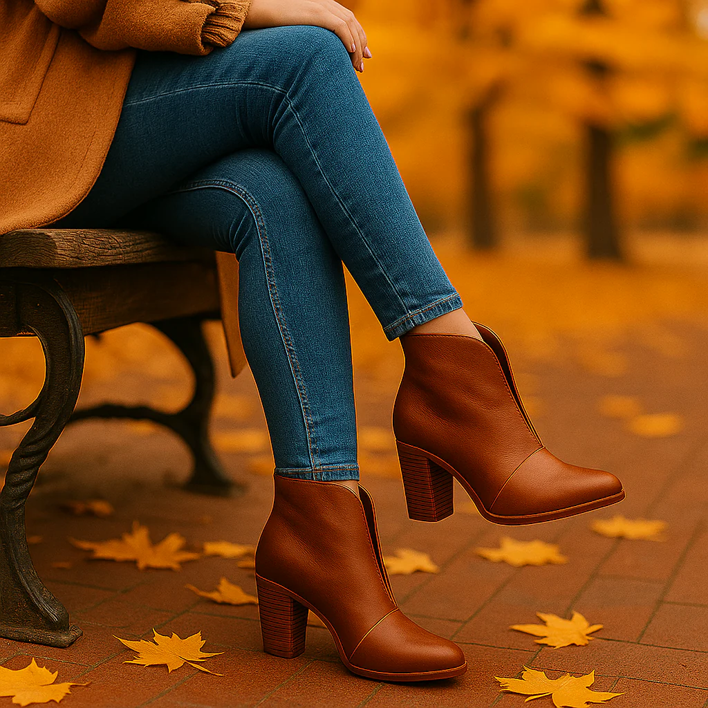 Bottines Femme à Talon Chunky – Style Élégant et Confort - Image 6