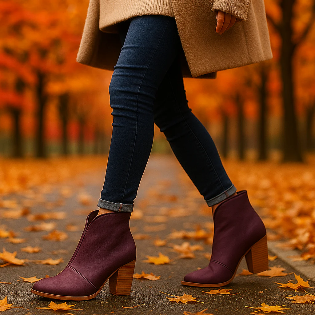 Bottines Femme à Talon Chunky – Style Élégant et Confort - Image 7
