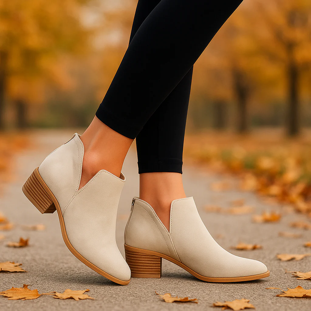 Bottines Femme Élégantes à Talon Bas - Image 2