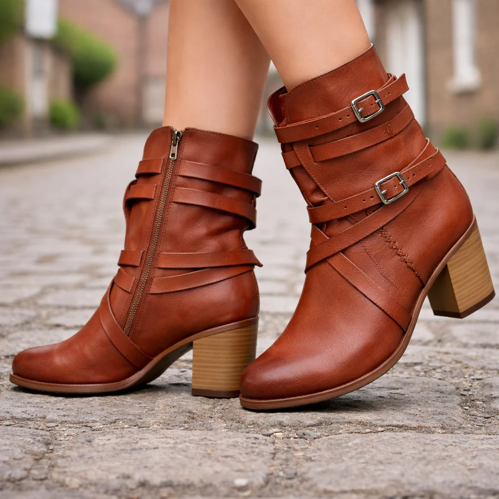 Bottines Femme en Suède Élégantes - Image 3