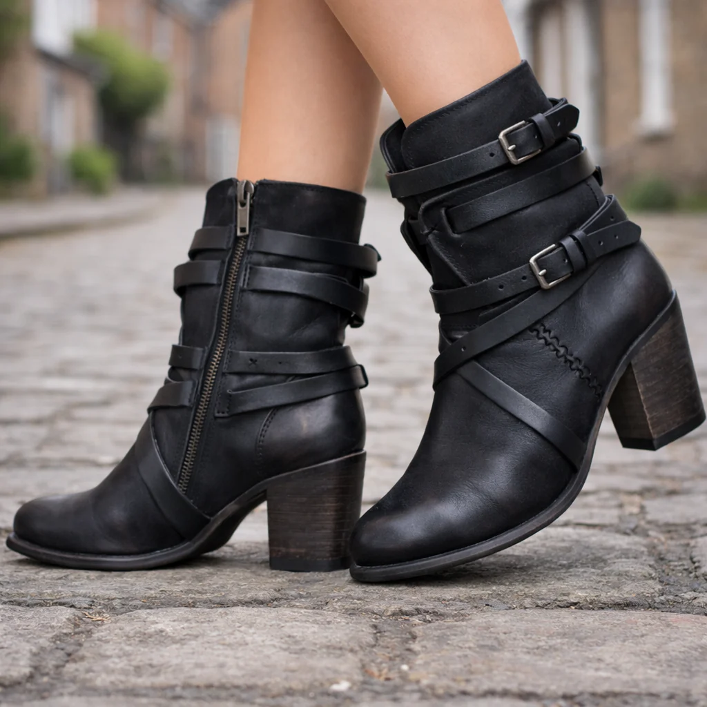 Bottines Femme en Suède Élégantes - Image 4