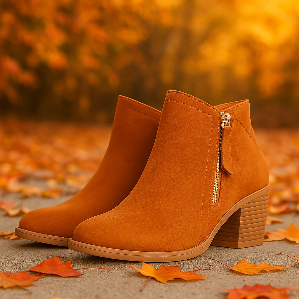 Bottines Femme – Fermeture Latérale et Matière Résistante - Image 4