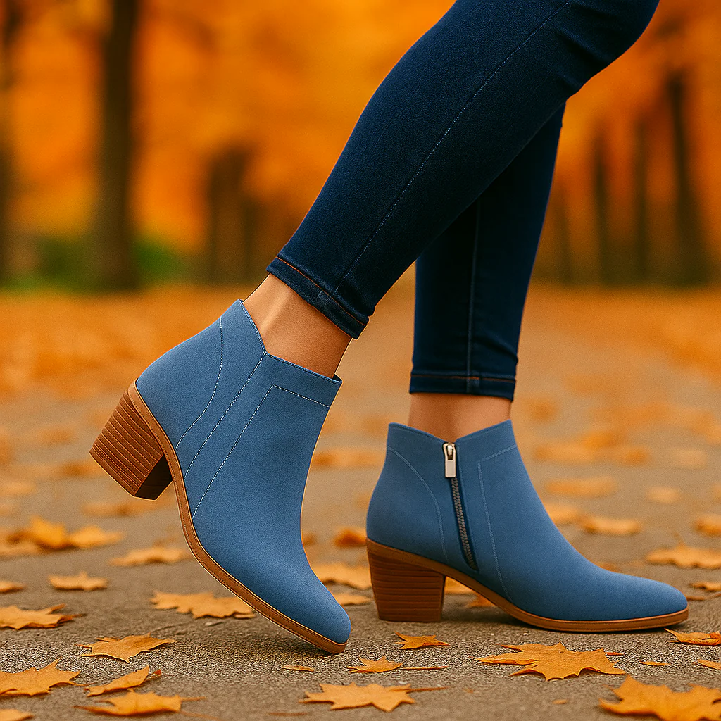Bottines Femme – Fermeture Latérale et Matière Résistante - Image 6
