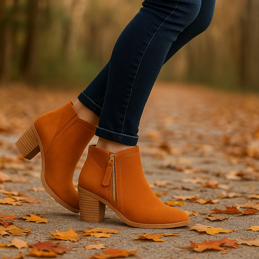 Bottines Femme – Fermeture Latérale et Matière Résistante - Image 8