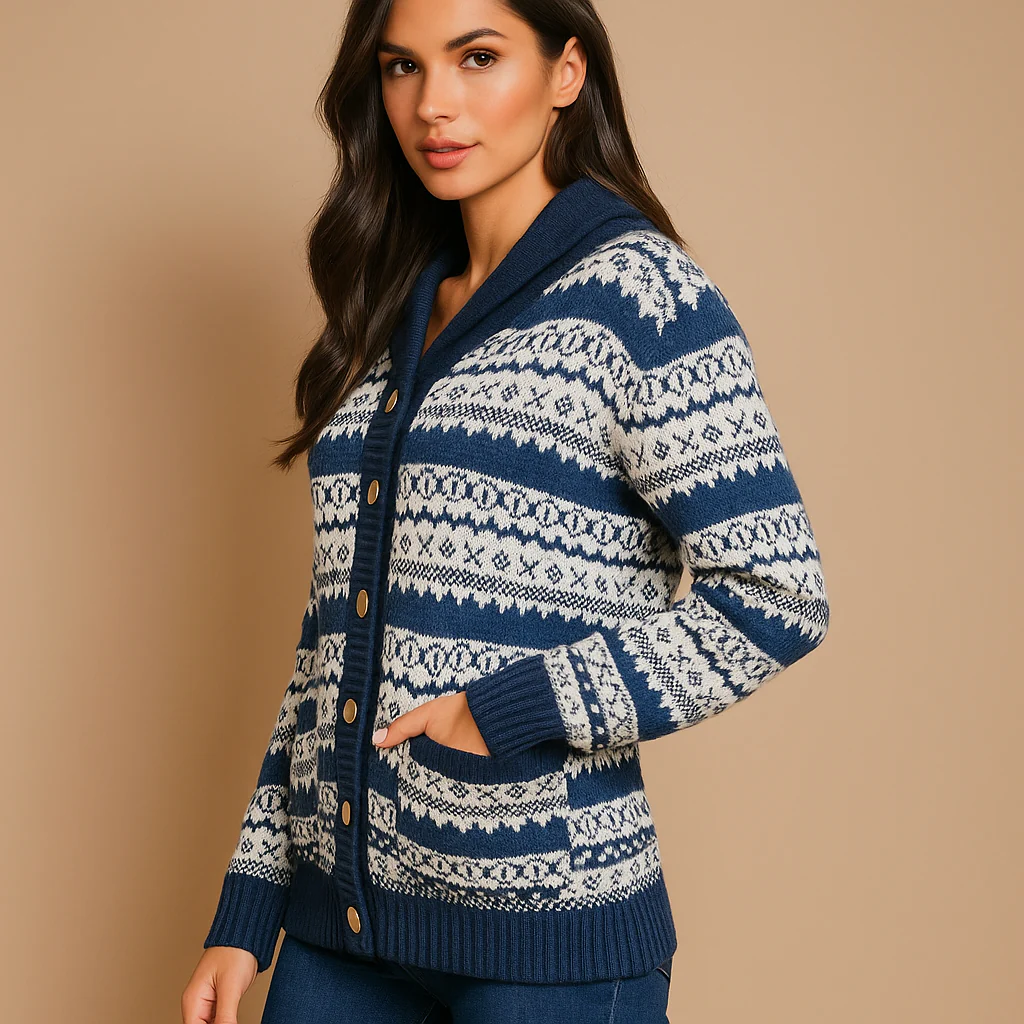 Cardigan Tricoté - Confort Doux - Deux Poches Pratiques - Image 3