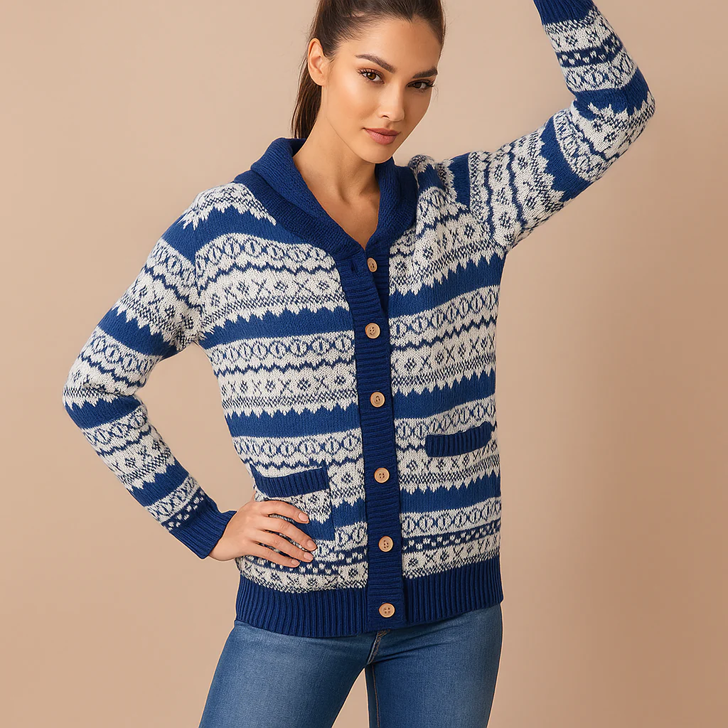 Cardigan Tricoté - Confort Doux - Deux Poches Pratiques - Image 4