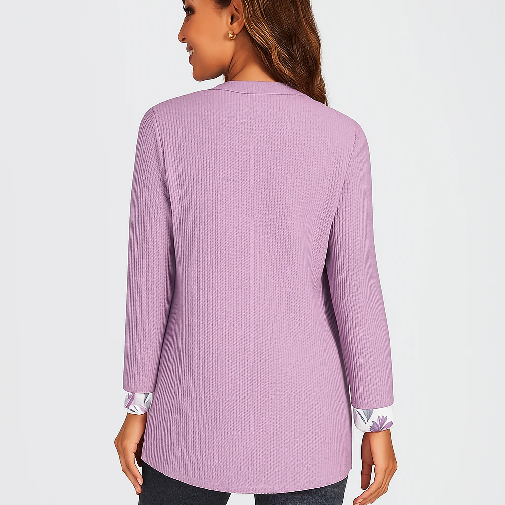Cardigan Tricoté Femme - Doux - Confortable - Chaud - Stylé - Image 4